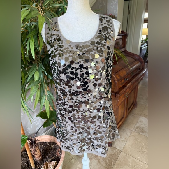 INC international concepts, ladies, extra large sequin tank top - Picture 10 of 11